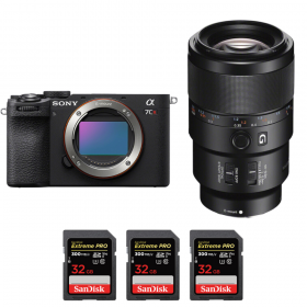 Sony A7CR Negro + FE 90mm f/2.8 Macro G OSS + 3 SanDisk 32GB Extreme PRO UHS-II SDXC 300 MB/s-1