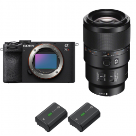 Sony A7CR Negro + FE 90mm f/2.8 Macro G OSS + 2 Sony NP-FZ100-1