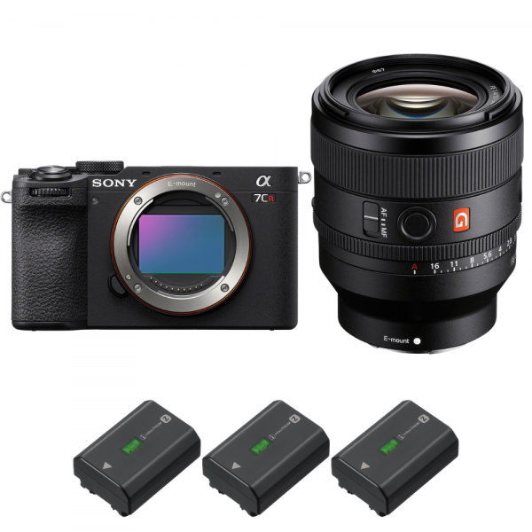 Sony A7CR Negro + FE 50mm f/1.4 GM + 3 Sony NP-FZ100|MCZ DIRECT