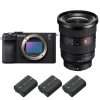 Sony A7CR Black + FE 16-35mm f/2.8 GM II + 3 Sony NP-FZ100|MCZ DIRECT
