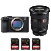 Sony A7CR Black + FE 16-35mm f/2.8 GM II + 3 SanDisk 256GB Extreme PRO UHS-II SDXC 300 MB/s|MCZ DIRECT