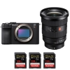 Sony A7CR Noir + FE 16-35mm f/2.8 GM II + 3 SanDisk 128GB Extreme PRO UHS-II SDXC 300 MB/s - Appareil Photo Hybride|MCZ DIRECT