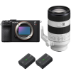 Sony A7CR Noir + FE 70-200mm f/4 Macro G OSS II + 2 Sony NP-FZ100 - Appareil Photo Hybride|MCZ DIRECT