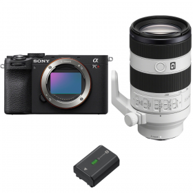 Sony A7CR Negro + FE 70-200mm f/4 Macro G OSS II + 1 Sony NP-FZ100-1