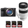 Sony A7CR Noir + FE 70-200mm f/4 Macro G OSS II + 3 SanDisk 128GB Extreme PRO UHS-II SDXC 300 MB/s - Appareil Photo Hybride|MCZ DIRECT