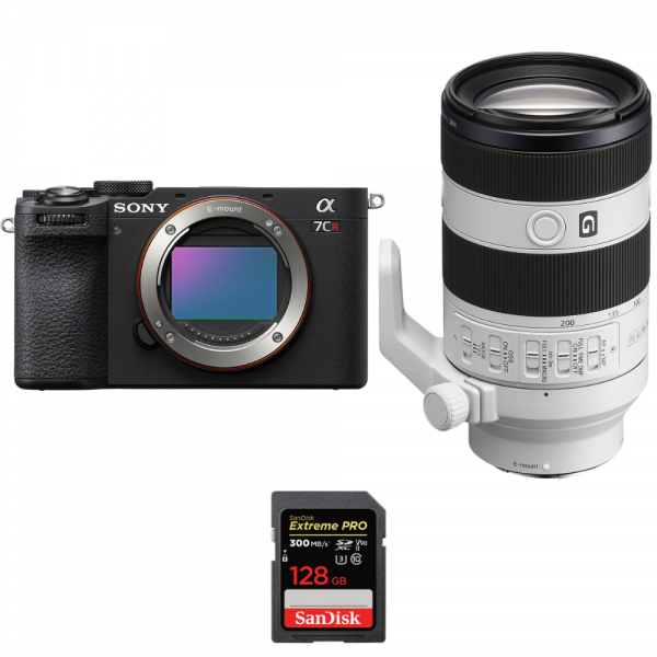 Sony A7CR Negro + FE 70-200mm f/4 Macro G OSS II + 1 SanDisk 128GB Extreme PRO UHS-II SDXC 300 MB/s|MCZ DIRECT