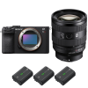 Sony A7CR Noir + FE 20-70mm f/4 G + 3 Sony NP-FZ100-1