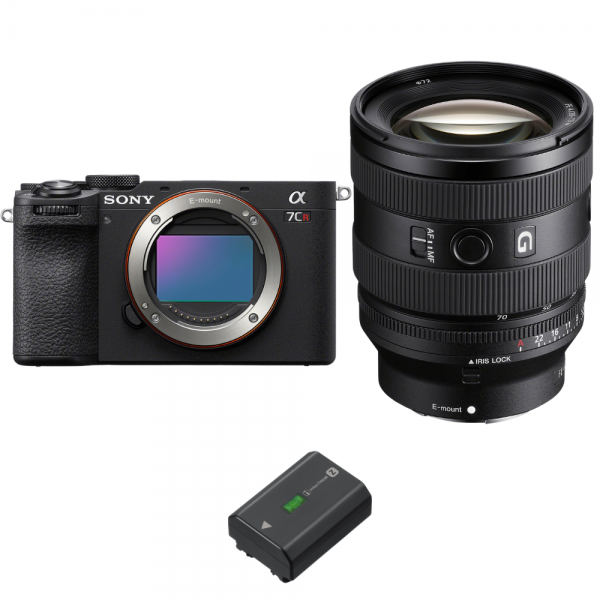 Sony A7CR Noir + FE 20-70mm f/4 G + 1 Sony NP-FZ100-1