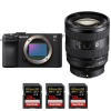 Sony A7CR Negro + FE 20-70mm f/4 G + 3 SanDisk 128GB Extreme PRO UHS-II SDXC 300 MB/s|MCZ DIRECT