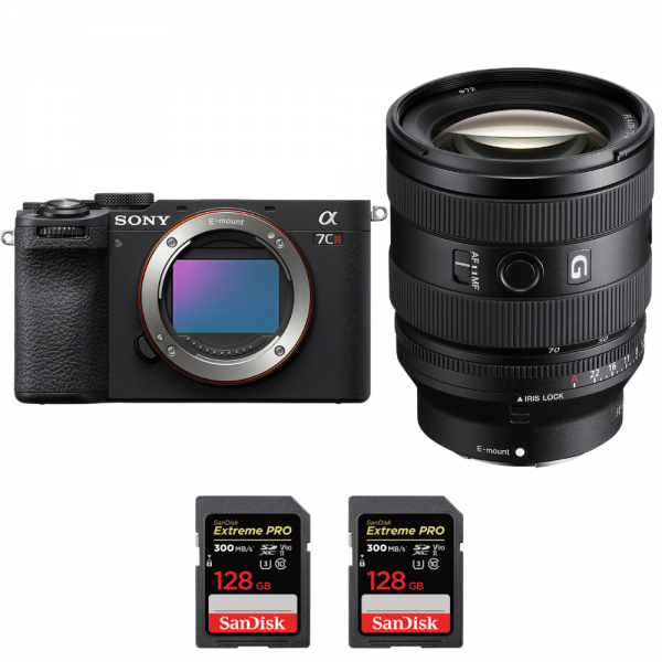 Sony A7CR Noir + FE 20-70mm f/4 G + 2 SanDisk 128GB Extreme PRO UHS-II SDXC 300 MB/s-1