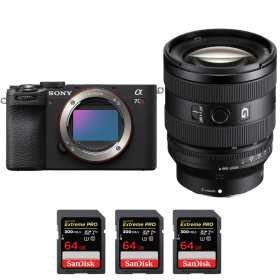 Sony A7CR Negro + FE 20-70mm f/4 G + 3 SanDisk 64GB Extreme PRO UHS-II SDXC 300 MB/s-1