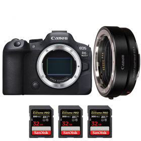 Canon EOS R6 Mark II + EF-EOS R + 3 SanDisk 32GB Extreme PRO UHS-II SDXC 300 MB/s-1