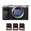 Sony A7CR Silver + 3 SanDisk 64GB Extreme PRO UHS-II SDXC 300 MB/s|MCZ DIRECT