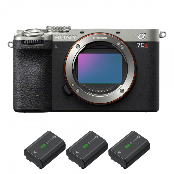 Sony A7CR Silver + 3 Sony NP-FZ100 - Appareil Photo Hybride|MCZ DIRECT