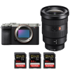 Sony A7CR Silver + FE 16-35mm f/2.8 GM + 3 SanDisk 64GB Extreme PRO UHS-II SDXC 300 MB/s - Appareil Photo Hybride|MCZ DIRECT Sony A7CR Silver + FE 16-35mm f/2.8 GM + 3 SanDisk 64GB Extreme PRO UHS-II SDXC 300 MB/s - Appareil Photo Hybride|MCZ DIRECT