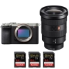 Sony A7CR Silver + FE 16-35mm f/2.8 GM + 3 SanDisk 64GB Extreme PRO UHS-II SDXC 300 MB/s - Appareil Photo Hybride|MCZ DIRECT