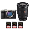 Sony A7CR Silver + FE 16-35mm f/2.8 GM + 3 SanDisk 256GB Extreme PRO UHS-II SDXC 300 MB/s|MCZ DIRECT