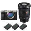 Sony A7CR Silver + FE 16-35mm f/2.8 GM + 3 Sony NP-FZ100 - Appareil Photo Hybride Sony Sony A7CR 3 708,00 € MCZ DIRECT