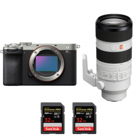 Sony A7CR Silver + FE 70-200mm f/2.8 GM OSS II + 2 SanDisk 32GB Extreme PRO UHS-II SDXC 300 MB/s-1