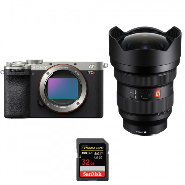 Sony A7CR Silver + FE 12-24mm f/2.8 GM + 1 SanDisk 32GB Extreme PRO UHS-II SDXC 300 MB/s|MCZ DIRECT