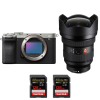Sony A7CR Silver + FE 12-24mm f/2.8 GM + 2 SanDisk 128GB Extreme PRO UHS-II SDXC 300 MB/s|MCZ DIRECT Sony A7CR Silver + FE 12-24mm f/2.8 GM + 2 SanDisk 128GB Extreme PRO UHS-II SDXC 300 MB/s|MCZ DIRECT