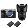 Sony A7CR Silver + FE 12-24mm f/2.8 GM + 2 Sony NP-FZ100 - Appareil Photo Hybride|MCZ DIRECT