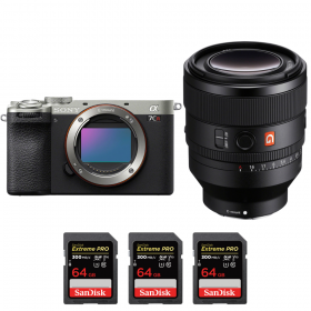 Sony A7CR Silver + FE 50mm f/1.2 GM + 3 SanDisk 64GB Extreme PRO UHS-II SDXC 300 MB/s-1