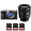 Sony A7CR Silver + FE 50mm f/1.2 GM + 3 SanDisk 128GB Extreme PRO UHS-II SDXC 300 MB/s|MCZ DIRECT