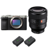 Sony A7CR Silver + FE 50mm f/1.2 GM + 2 Sony NP-FZ100|MCZ DIRECT