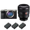 Sony A7CR Silver + FE 50mm f/1.2 GM + 3 Sony NP-FZ100 - Appareil Photo Hybride|MCZ DIRECT