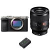 Sony A7CR Silver + FE 35mm f/1.4 GM + 1 Sony NP-FZ100 - Appareil Photo Hybride|MCZ DIRECT