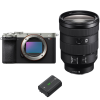 Sony A7CR Silver + FE 24-105mm f/4 G OSS + 1 Sony NP-FZ100 - Appareil Photo Hybride|MCZ DIRECT