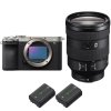 Sony A7CR Silver + FE 24-105mm f/4 G OSS + 2 Sony NP-FZ100|MCZ DIRECT