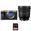 Sony A7CR Silver + FE PZ 16-35mm f/4 G + 1 SanDisk 32GB Extreme PRO UHS-II SDXC 300 MB/s - Appareil Photo Hybride|MCZ DIRECT