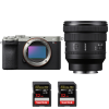Sony A7CR Silver + FE PZ 16-35mm f/4 G + 2 SanDisk 32GB Extreme PRO UHS-II SDXC 300 MB/s|MCZ DIRECT