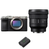 Sony A7CR Silver + FE PZ 16-35mm f/4 G + 1 Sony NP-FZ100 - Appareil Photo Hybride|MCZ DIRECT