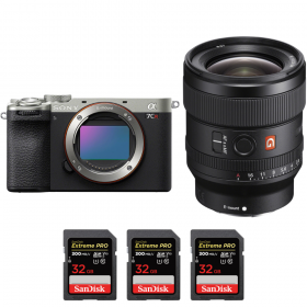 Sony A7CR Silver + FE 24mm f/1.4 GM + 3 SanDisk 32GB Extreme PRO UHS-II SDXC 300 MB/s-1
