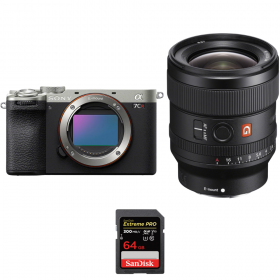 Sony A7CR Silver + FE 24mm f/1.4 GM + 1 SanDisk 64GB Extreme PRO UHS-II SDXC 300 MB/s-1