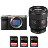 Sony A7CR Silver + FE 24mm f/1.4 GM + 3 SanDisk 64GB Extreme PRO UHS-II SDXC 300 MB/s - Appareil Photo Hybride|MCZ DIRECT Sony A7CR Silver + FE 24mm f/1.4 GM + 3 SanDisk 64GB Extreme PRO UHS-II SDXC 300 MB/s - Appareil Photo Hybride|MCZ DIRECT