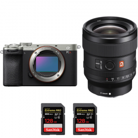 Sony A7CR Silver + FE 24mm f/1.4 GM + 2 SanDisk 128GB Extreme PRO UHS-II SDXC 300 MB/s-1