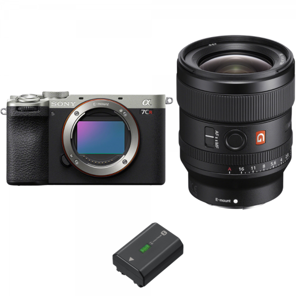 Sony A7CR Silver + FE 24mm f/1.4 GM + 1 Sony NP-FZ100 - Appareil Photo Hybride|MCZ DIRECT
