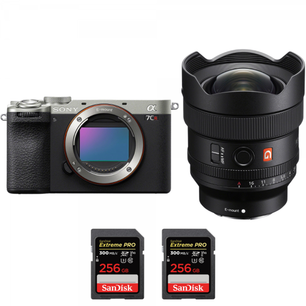 Sony A7CR Silver + FE 14mm f/1.8 GM + 2 SanDisk 256GB Extreme PRO UHS-II SDXC 300 MB/s-1