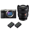 Sony A7CR Silver + FE 14mm f/1.8 GM + 2 Sony NP-FZ100 - Appareil Photo Hybride|MCZ DIRECT