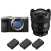 Sony A7CR Silver + FE 14mm f/1.8 GM + 3 Sony NP-FZ100|MCZ DIRECT