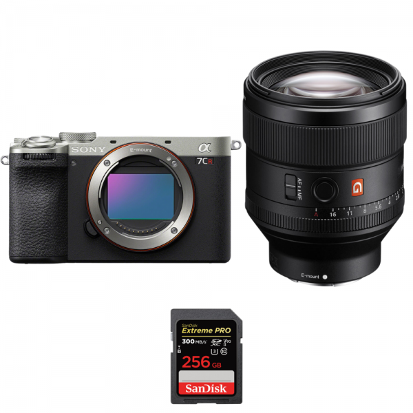 Sony A7CR Silver + FE 85mm f/1.4 GM + 1 SanDisk 256GB Extreme PRO UHS-II SDXC 300 MB/s Sony Sony A7CR 3.337,00 € MCZ DIRECT