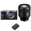 Sony A7CR Silver + FE 85mm f/1.4 GM + 1 Sony NP-FZ100|MCZ DIRECT