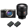 Sony A7CR Silver + FE 85mm f/1.4 GM + 2 Sony NP-FZ100|MCZ DIRECT