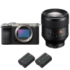 Sony A7CR Silver + FE 85mm f/1.4 GM + 2 Sony NP-FZ100 - Appareil Photo Hybride|MCZ DIRECT