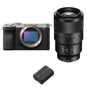Sony A7CR Silver + FE 90mm f/2.8 Macro G OSS + 1 Sony NP-FZ100-1