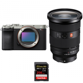 Sony A7CR Silver + FE 24-70mm f/2.8 GM II + 1 SanDisk 256GB Extreme PRO UHS-II SDXC 300 MB/s-1